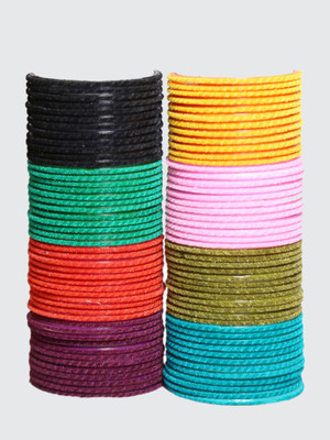 dishu Glass Bangle Set(Pack of 96)