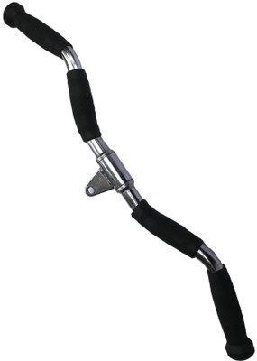 GS SPORTS Zig Zag Curl Handle Bar for Triceps/Biceps Exercise and Rotating Bar. Multi-training Bar