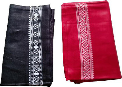 kingQueen Cotton 300 GSM Hair, Hand, Face Gamcha Set(Pack of 2)