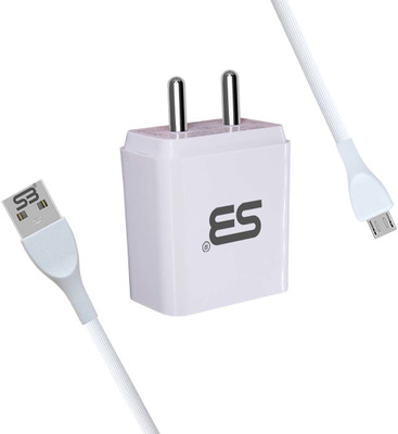 shopbucket 18 W 3.1 A Wall Charger for Mobile with Detachable Cable(White, Cable Included)