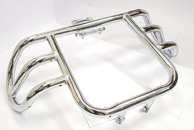 WHEETOYKART Airfly Front Leg Crash Guard For Royal Enfield Classic 350/500cc, Standard 350/500cc, Electra 350cc, Thunderbird 350/500cc(Full Chrome)(Royal Enfield)