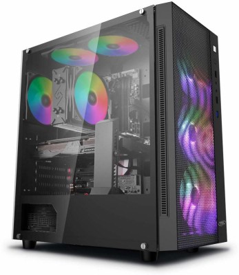 Deepcool MATREXX 55 MESH ADD-RGB 4F Mid Tower Cabinet(Black, RGB Fans)