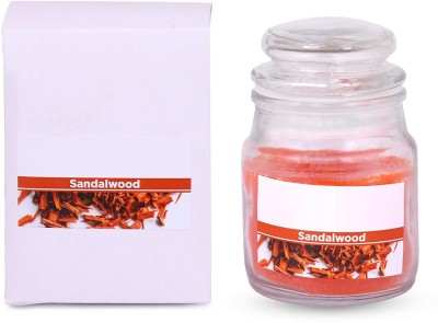Twixxle XVI™-292-GB-Sandalwood Smokeless Scented JAR Candle | Scented Glass Jar Candle Candle(Multicolor, Pack of 1)