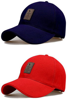 Dcmr Solid Sports/Regular Cap Cap(Pack of 2)