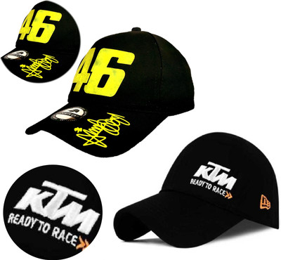 NFYGAA Embroidered, Solid, Self Design Sports/Regular Cap Cap(Pack of 2)