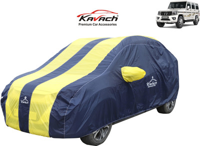 Kavach Car Cover For Mahindra Bolero (With Mirror Pockets)(Yellow, Blue, For 2019, 2018, 2017, 2016, 2015 Models)