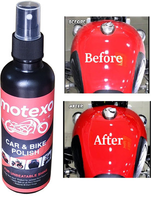 MOTEXO Liquid Car Polish for Bumper, Dashboard, Chrome Accent, Exterior, Headlight, Leather, Metal Parts, Windscreen(200 ml, Pack of 1)