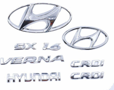 autoformonix Emblem for Car(Silver)