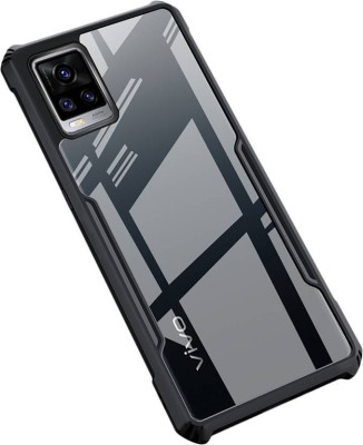 WORFOX Bumper Case for Vivo V20 Pro(Black, Dual Protection, Pack of: 1)