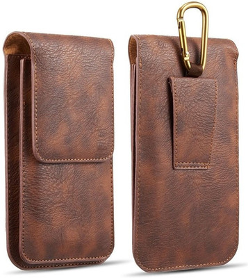 HARITECH Pouch for OnePlus 8T Plus 5G(Brown, Holster, Pack of: 1)