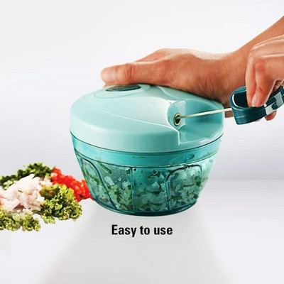 Aryshaa Mini Chopper for Kitchen Chopper 3 Stainless Steel 450 ML Vegetable & Fruit Vegetable & Fruit Chopper(PACK OF1 VEGITABLE CUTTING CHOPPER)