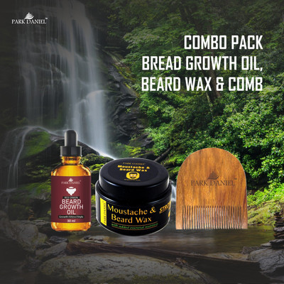 PARK DANIEL Premium Red Onion Beard Growth(3 Items in the set)