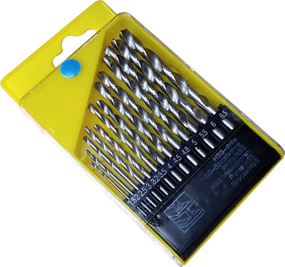 Luxuro 13pcs 1.5-6.5mm HSS Twist Drill Bit Set for Metal Power Tools Accessories Drill Bit Tool 13pcs 1.5-6.5mm HSS Twist Drill Bit Set for Metal Power Tools Accessories Drill Bit Tool