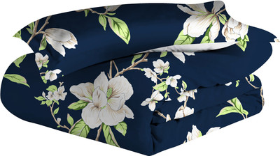 Divine Casa Single Polyester Duvet Cover(Blue)