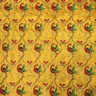 Shantuba Textile Silk Blend Embroidered Blouse Material