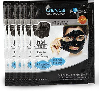 GFSU - GO FOR SOMETHING UNIQUE Charcoal Oil Control Anti-Acne Deep Cleansing Blackhead Remover, Peel Off Mask(162 ml)