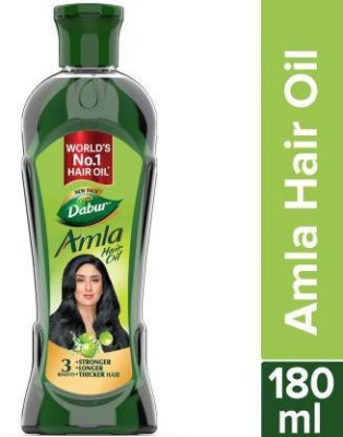 Dabur Amla Hair Oil for Long, Healthy and Strong Hair Hair Oil(180 ml)