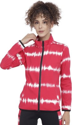 CHKOKKO Full Sleeve Striped Women Jacket