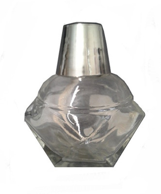 THE LABWORLD Hexagonal shape Glass spirit lamp for laboratory use in school college dentistry non rusting with wick Laboratory Bunsen Burner