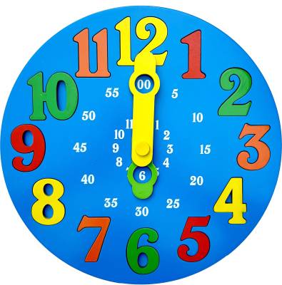 Little Genius TIME LEARNING CLOCK (BLUE)