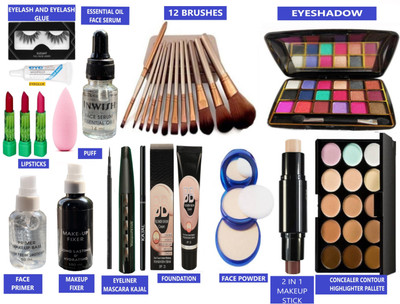 INWISH ALL SKIN TYPE COMPLETE MAKEUP COMBO PACK BOX SET OF 29(29 Items in the set)