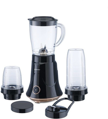 BAJAJ Powerful 300W Mixer Grinder, Blender, Juicer and Smoothie Maker with Sipper and Store Lids, 3 Jars, Black, Regular NX 300 Mixer Grinder (3…
