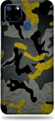 LAMHA Realme C12 Mobile Skin(Ultra Super Camo Yellow With High Matte Finish.,.)