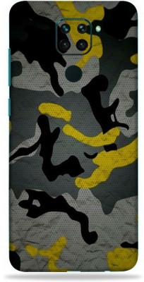 AsSkin Redmi Note 9, redmi note 9, mi note9 Mobile Skin(Ultra Super Camo Yellow High Matte Finish.,)