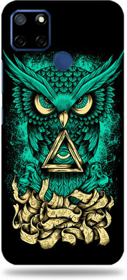 LAMHA Realme C12 Mobile Skin(Ultra Super Angry Owl With High Matte Finish.,.)