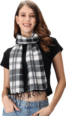Fit N Fame Checkered Women Muffler