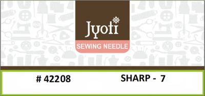 Jyoti Jyoti Sharp Hand Sewing Needles ( Size - 7 ) - Pack of 1000 Pieces Hand Sewing Needle(Sharps Needle 7 Pack of 1000)