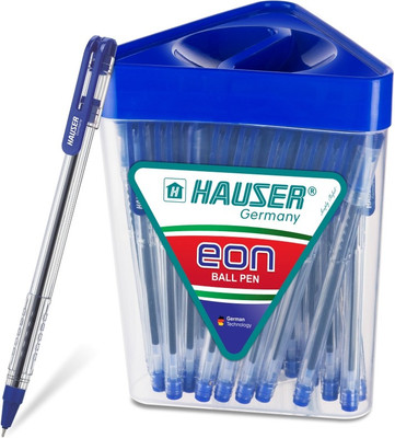 HAUSER Eon Ball Pen(Pack of 50, Ink Color - Blue)