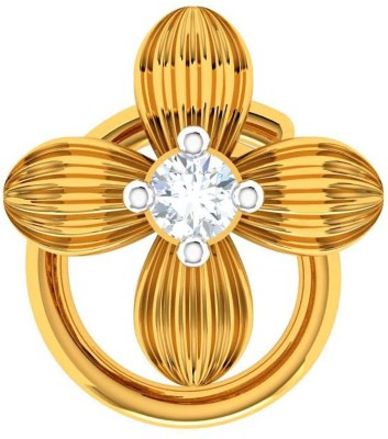 PC Chandra Jewellers (750) 18kt Diamond Yellow Gold Nose Wire