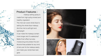 AMOSFIA THE MATTE MAKE UP FIXER LONG LASTING AND FACE SPRAY MAKEUP Primer  - 100 ml(TRANSPARENT)
