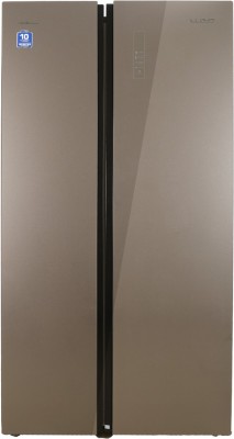 Lloyd 587 L Frost Free Side by Side Refrigerator(Graphite Glass, GLSF590DGGT1LB)