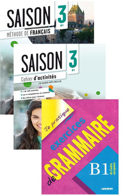 Saison 3-B1 Livre De L’Élève+Cahier D’Activités+Je Pratique Exercice De Grammaire ( 3Book Set)(Paperback, Others, Dorothée Dupleix, Delphine Ripaud, Isabelle Cros Caroline Mraz)