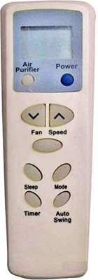 Haimac AC Remote No. 75 Compatible with Remote Control LG AC Remote Controller(White)