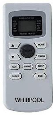 Haimac AC Remote No. 116C Compatible with Remote Control Whirlpool AC Remote Controller(White)