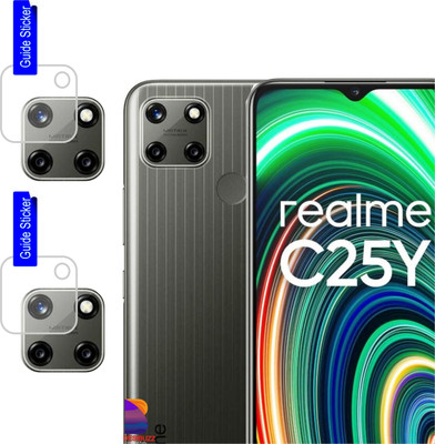DESIBUZZ Camera Lens Protector for Realme C25Y, realme C25_Y(Pack of 2)