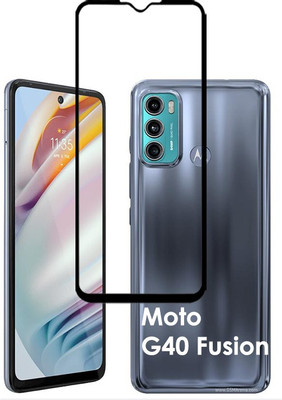 LILLIPUT Edge To Edge Tempered Glass for Moto G40 Fusion(Pack of 1)
