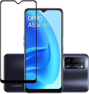 ASMANTIC Edge To Edge Tempered Glass for Oppo A53s(Pack of 1)