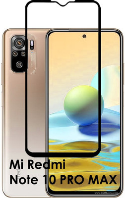 ASMANTIC Edge To Edge Tempered Glass for Mi Redmi Note 10 PRO MAX(Pack of 1)