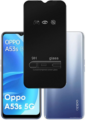 ASMANTIC Edge To Edge Tempered Glass for Oppo A53s 5G(Pack of 1)