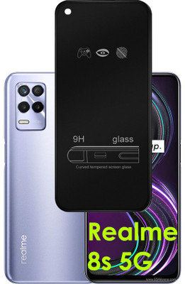 INSTYLE Edge To Edge Tempered Glass for Realme 8s 5G, Realme 8s(Pack of 1)