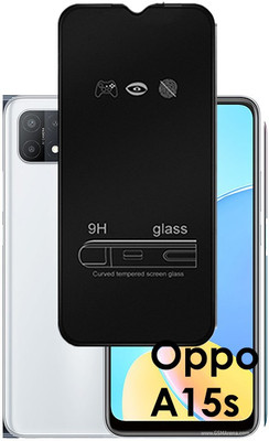 INSTYLE Edge To Edge Tempered Glass for Oppo A15s(Pack of 1)