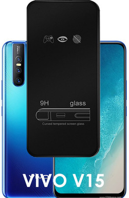 ASMANTIC Edge To Edge Tempered Glass for Vivo V15(Pack of 1)