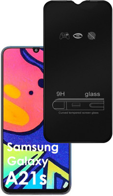 ASMANTIC Edge To Edge Tempered Glass for Samsung Galaxy M21S 4G(Pack of 1)