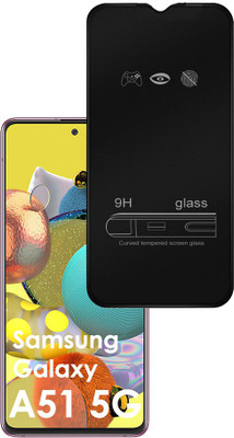 ASMANTIC Edge To Edge Tempered Glass for Samsung Galaxy A51 5G(Pack of 1)