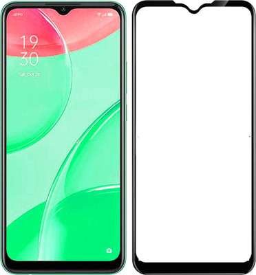 ASMANTIC Edge To Edge Tempered Glass for Oppo A15(Pack of 1)