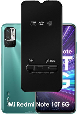 LILLIPUT Edge To Edge Tempered Glass for Mi Redmi Note 10T 5G(Pack of 1)